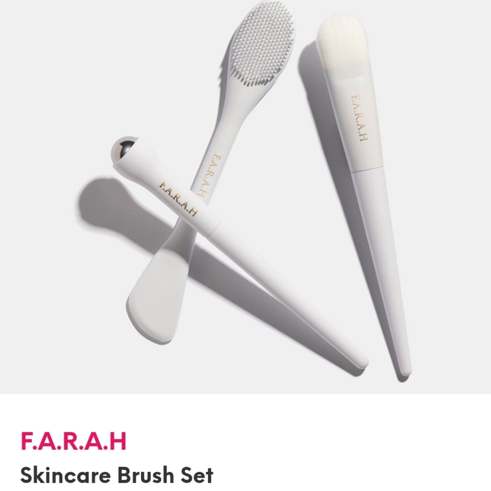 F.A.R.A.H Skincare Brush Set, Never Opened, Brand New Never Used